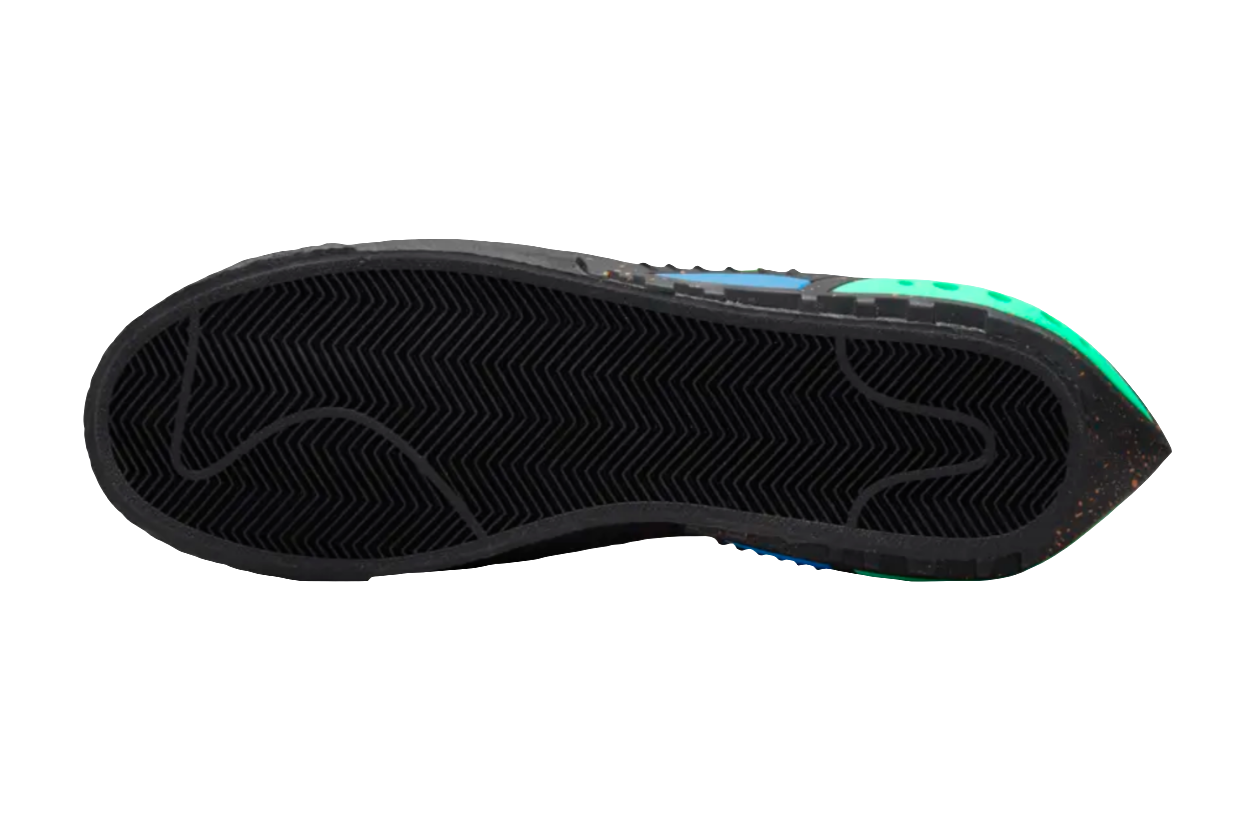 Blazer Low x Off-White ™️ Black and Electro Green