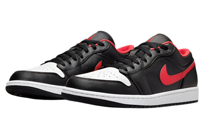 Air Jordan 1 Low Men's Shoes 'Black/Red/White'