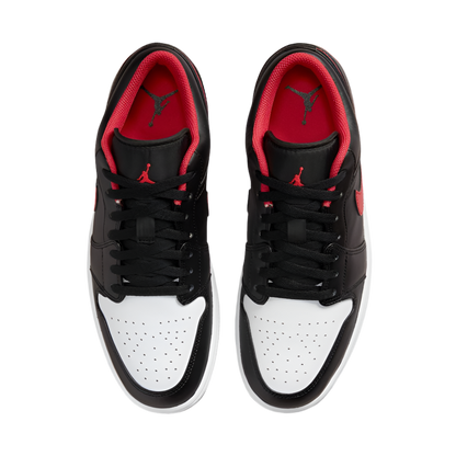 Air Jordan 1 Low Men's Shoes 'Black/Red/White'