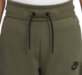 NIKE JOGGER TECH FLEECE KIDS GREEN BLACK