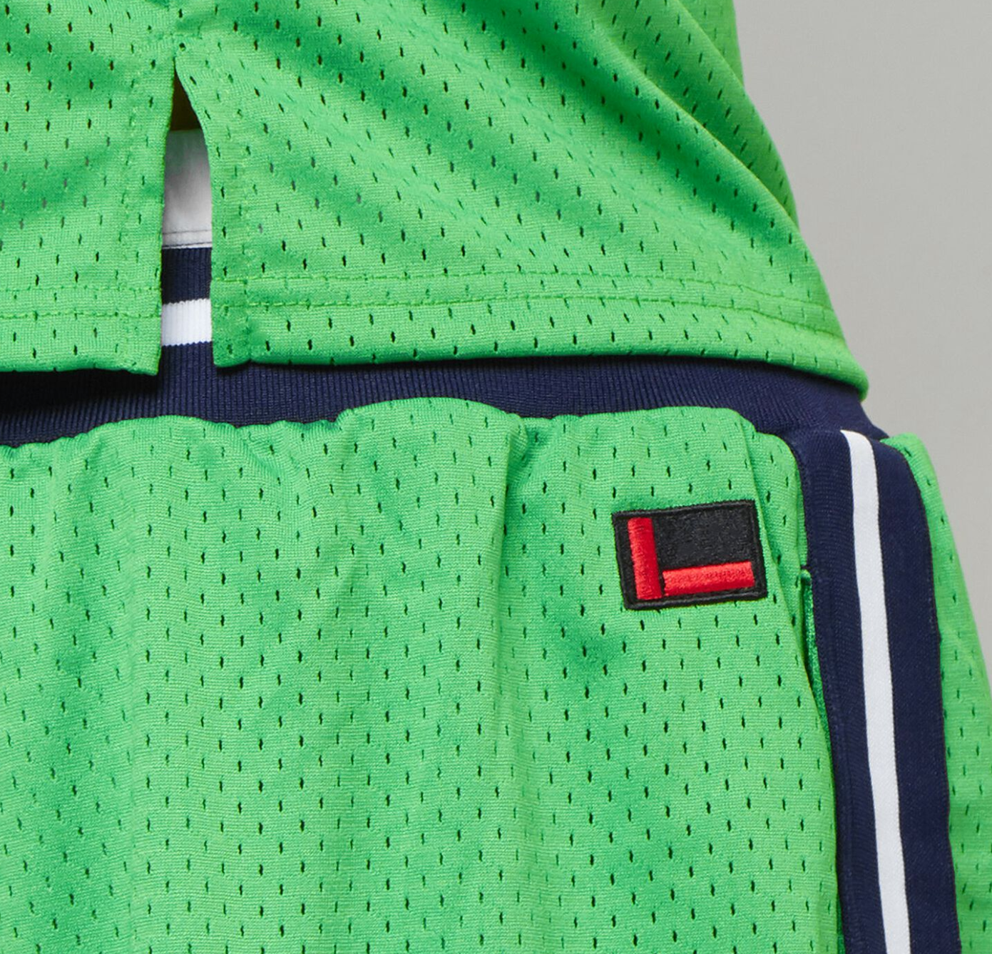 FUBU Corporate Mesh Shorts green/navy