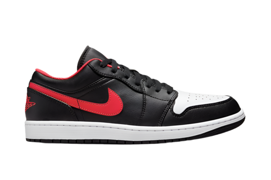 Air Jordan 1 Low Men's Shoes 'Black/Red/White'