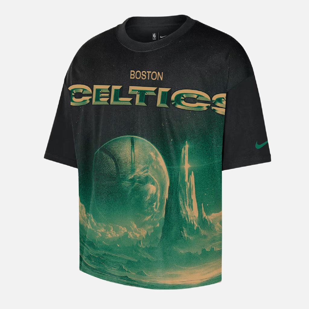 Boston Celtics Courtside T-shirt boxy Nike NBA pour homme