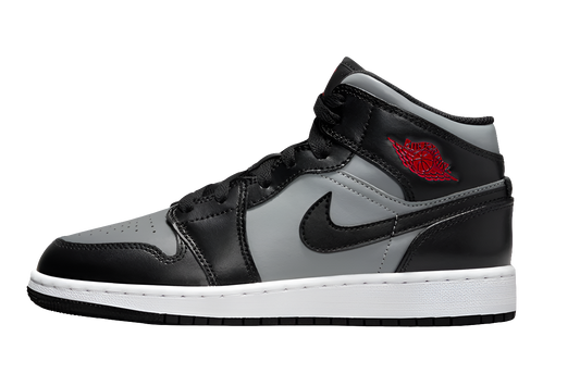 GS Air Jordan 1 Mid "Shadow Red"