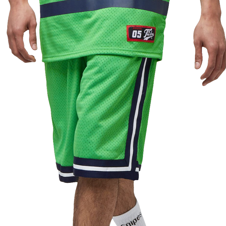 FUBU Corporate Mesh Shorts green/navy