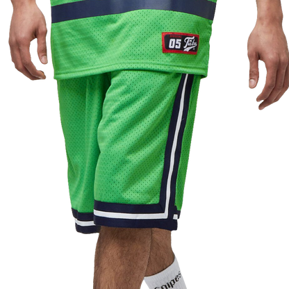 FUBU Corporate Mesh Shorts green/navy