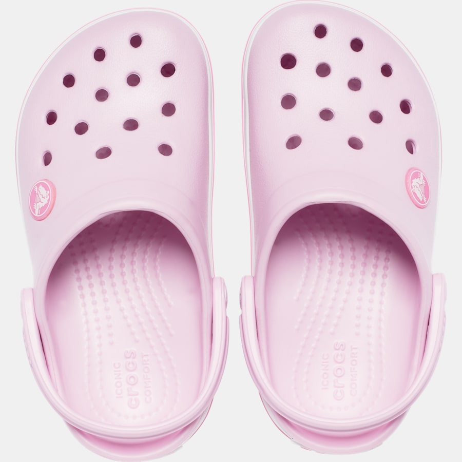 Crocs Crocband Clog Kids Rose Ballerine - vue dessus