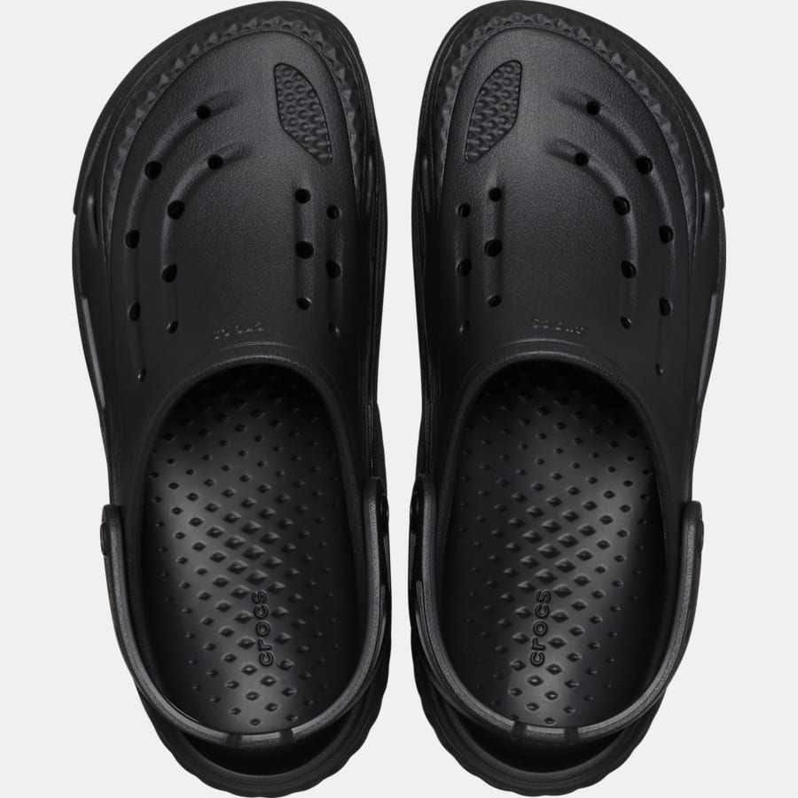 Crocs Off Grid Clog Noir - vue dessus