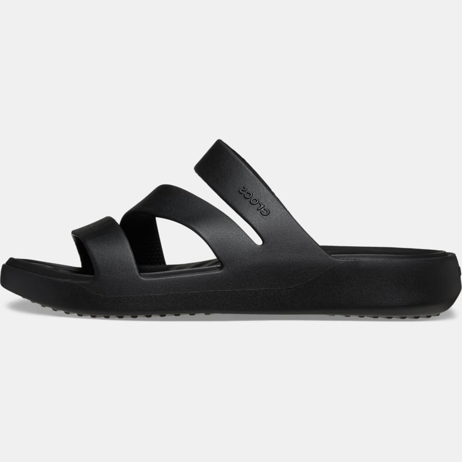 Crocs Getaway Strappy Noir - vue côté