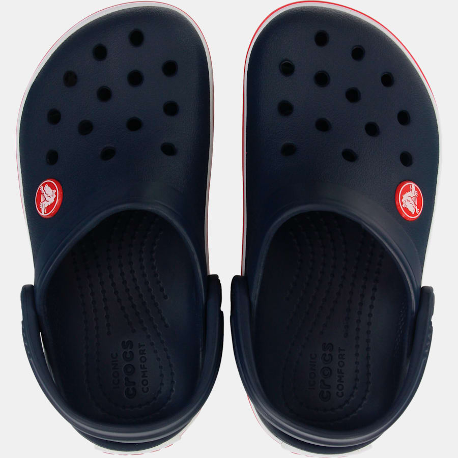 Crocs Crocband Clog Kids Marine/Rouge - vue dessus
