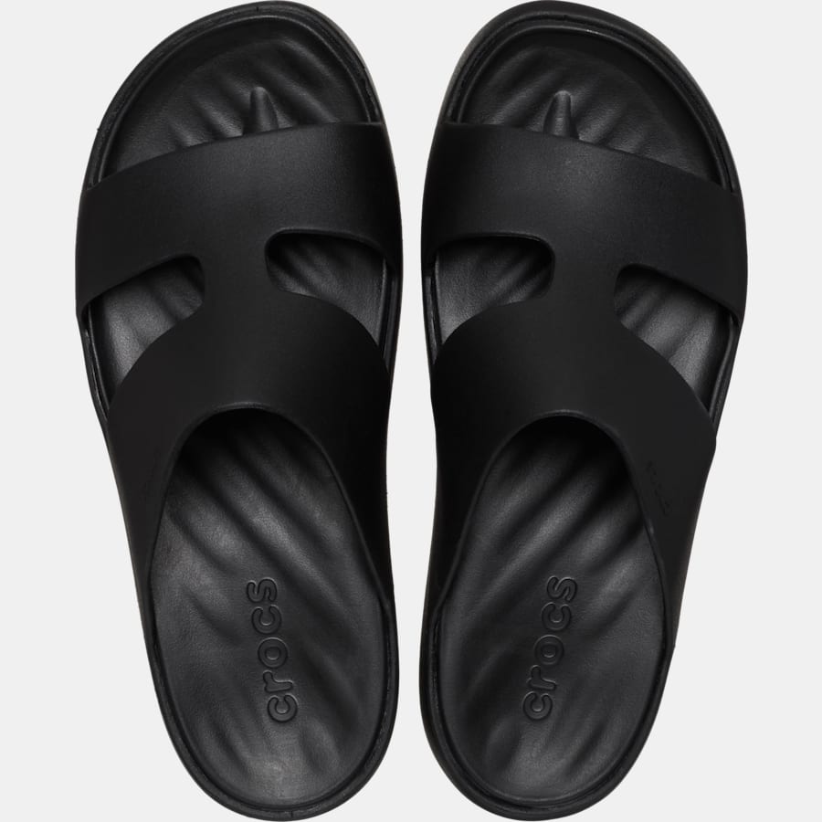 Crocs Getaway Platform H-Strap Noir - vue dessus