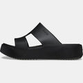 Crocs Getaway Platform H-Strap Noir - vue côté